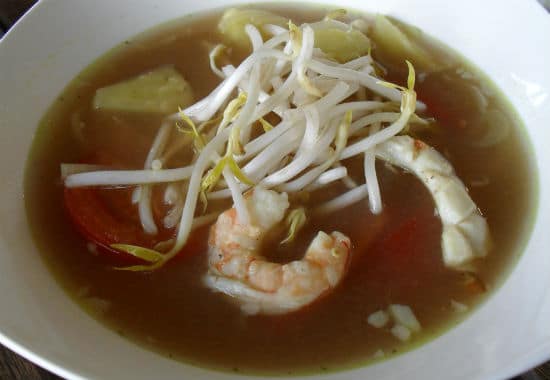 Pineapple Seafood Soup