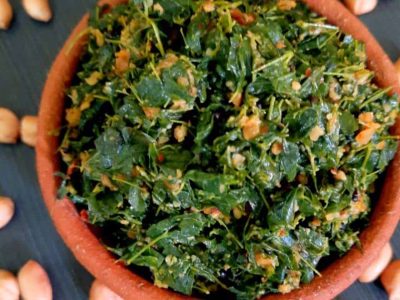 Murungai Keerai Poriyal (Drumstick Leaves Poriyal)