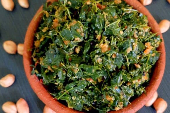 Murungai Keerai Poriyal (Drumstick Leaves Poriyal)