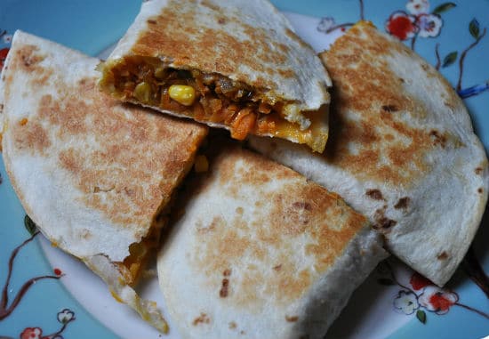 Sweet Potato Quesadillas