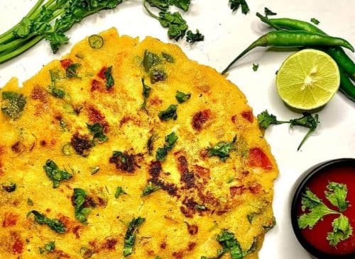 Gujarati Pudlas Chickpea Pancakes 