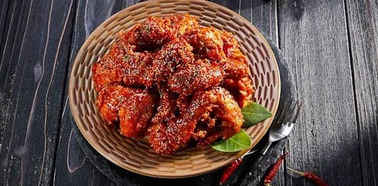 Thai Peanut Chicken Wings