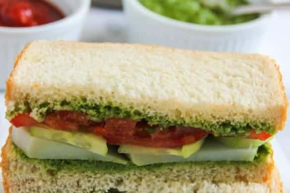 Mint Chutney Sandwich