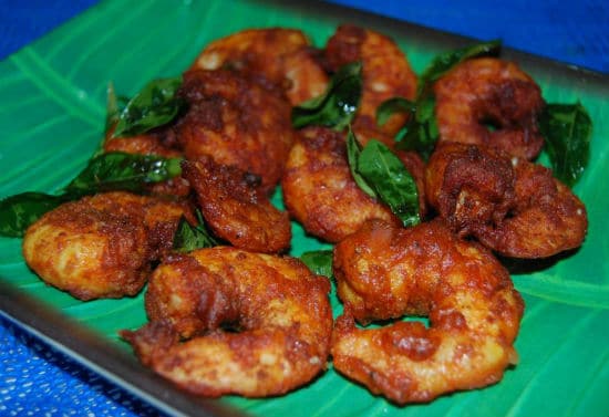 Eral Varuval (South Indian Prawn Fry)