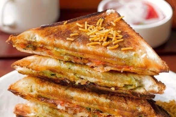 Masala Toast Sandwich