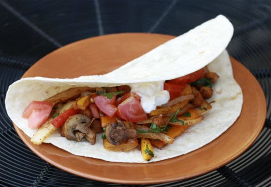 Chickpeas Fajitas