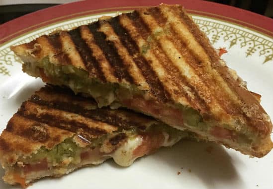 Masala Toast Sandwich