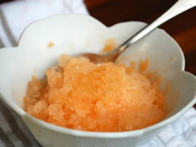Muskmelon Granita (Cantaloupe Granita)