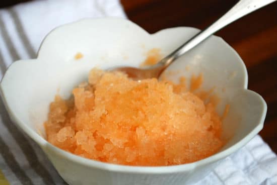 Muskmelon Granita