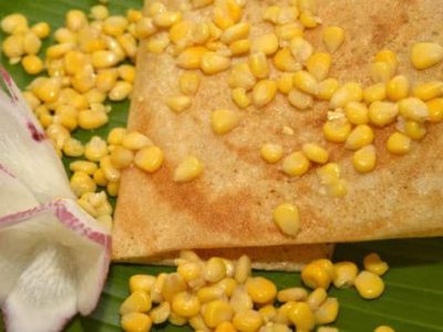 Corn Cheese Dosa
