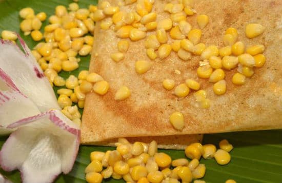 Corn Cheese Dosa