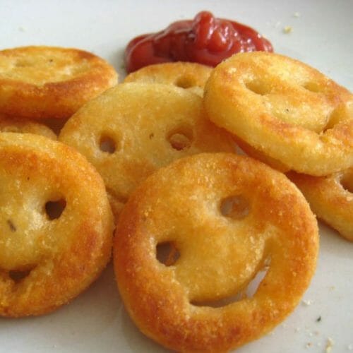 Smiley Face Potatoes (Homemade Potato Smiley)