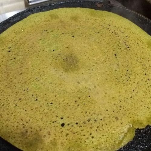 Vallarai Keerai Dosa (Brahmi Leaves Dosa)