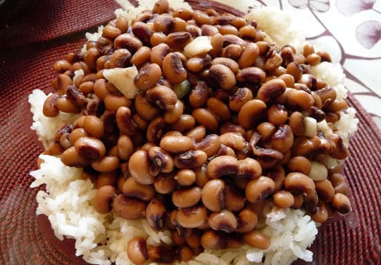 Karamani Rice (Black Eyed Peas Rice)