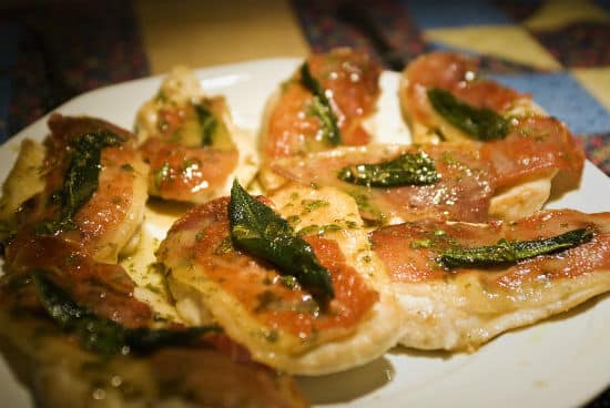 Chicken Saltimbocca