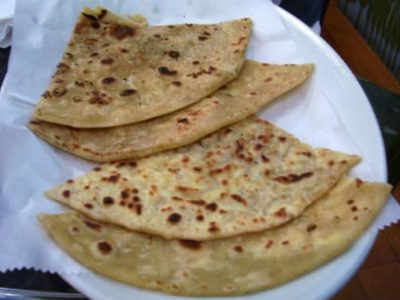 Paneer Capsicum Paratha