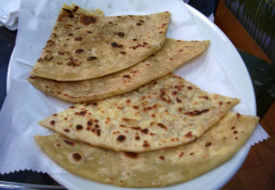 Paneer Capsicum Paratha