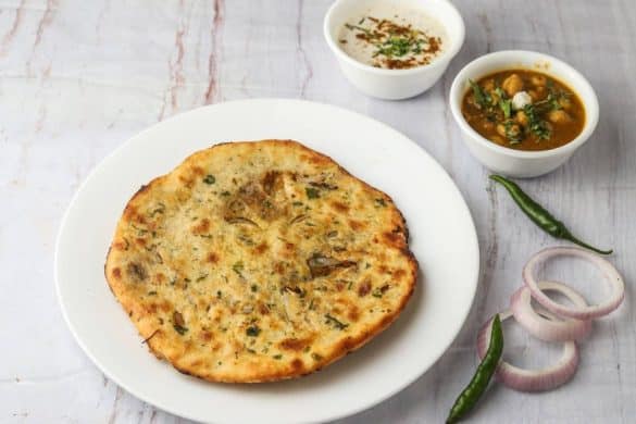 Spring Onion Kulcha