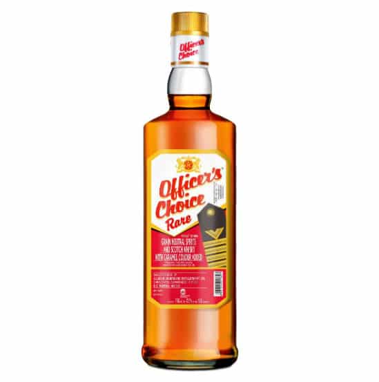 Officer’s Choice Whiskey Brand in India