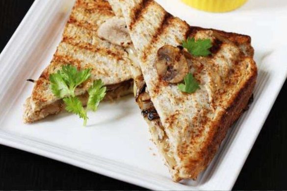 Mushroom Paneer Sandwich