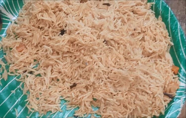 Bamboo Rice Biryani