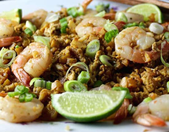 Cauliflower Shrimp Fried Rice