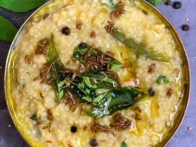 Thinai Pongal (Foxtail Millet Pongal)