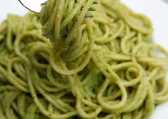 Spaghetti with Avocado Sauce (Avocado Spaghetti)