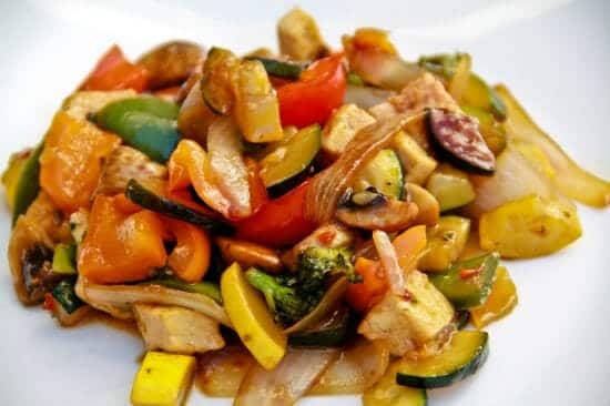Stir-fried Tofu with Vegetables