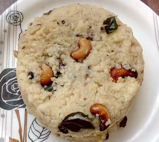 Thinai Pongal Recipe - Foxtail Millet Pongal Recipe