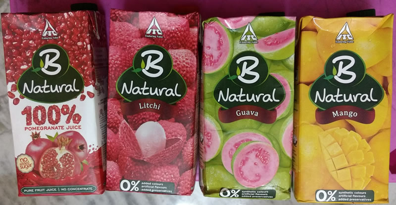 B-Natural Range of Juices