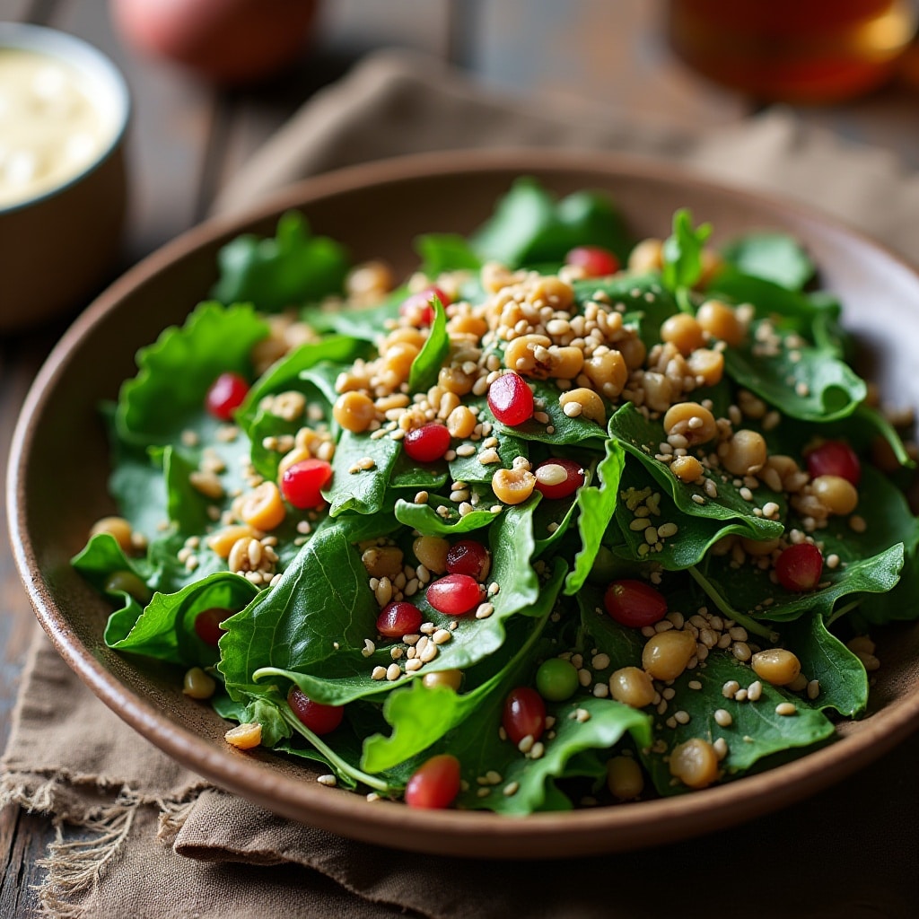 Greens Warm Toppings Salad