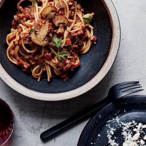 Mushroom Bolognese