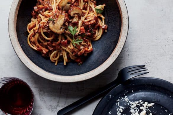 Mushroom Bolognese