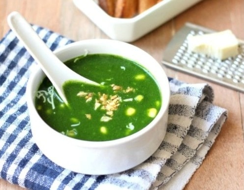 Palak Corn Soup
