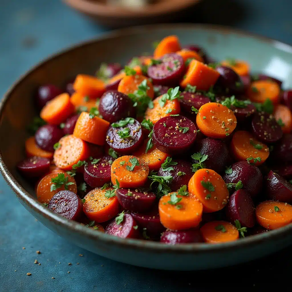 Roasted Winter Veggie Salad