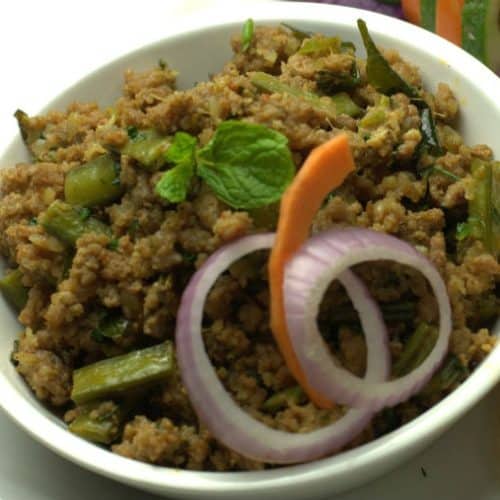 Double Beans Aur Keema (Minced Lamb with Broad Beans)