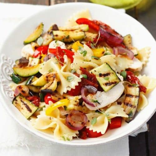 Farfalle with Grilled Vegetables