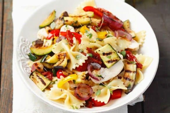 Farfalle with Grilled Vegetables