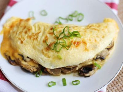 French Omelette with Mushrooms