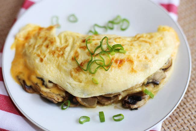 French Omelette with Mushrooms