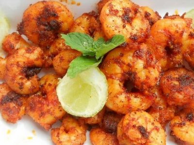 Fried Masala Prawns