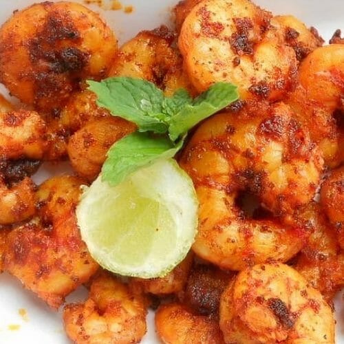 Fried Masala Prawns