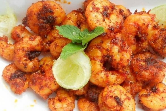 Fried Masala Prawns