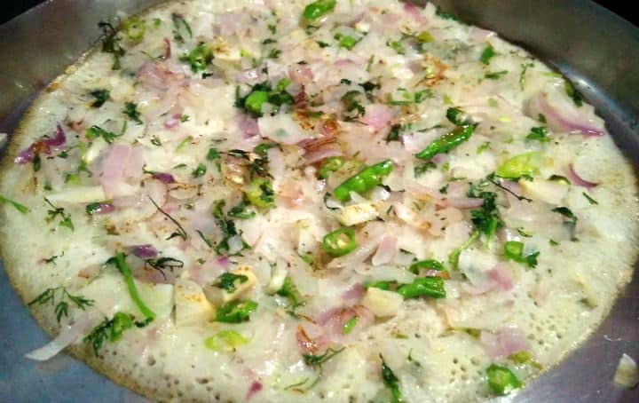 Andhra Onion Dosai Recipe