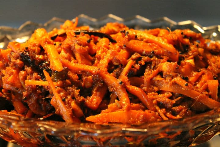 Carrot Pickle Recipe in Tamil