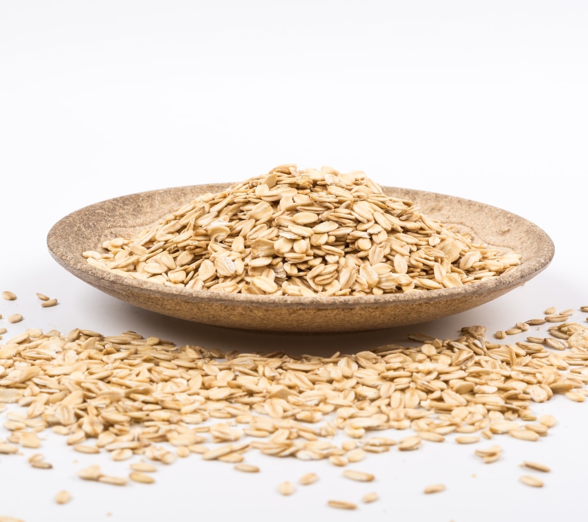 Bowl of rolled oats