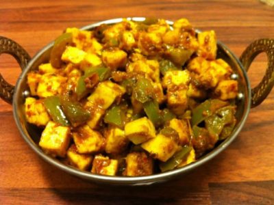 Paneer Capsicum Curry