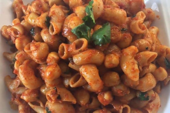 Chana Masala Pasta