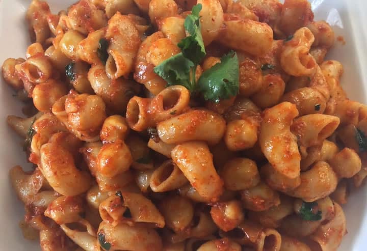 Chana Masala Pasta